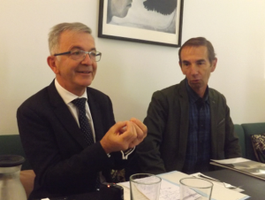 Le Président de la région Centre-Val de Loire, François Bonneau était au café contemporain du CCOD à Tours pour la rentrée économique de la région 2017.