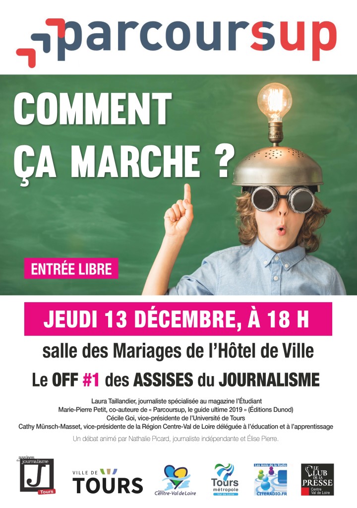 LE OFF#1 des assises du journalisme le jeudi 13 décembre à 18h, salle des Mariages de l’hôtel de ville