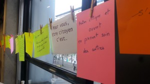 Le porte-parole des participants au forum, version papier 