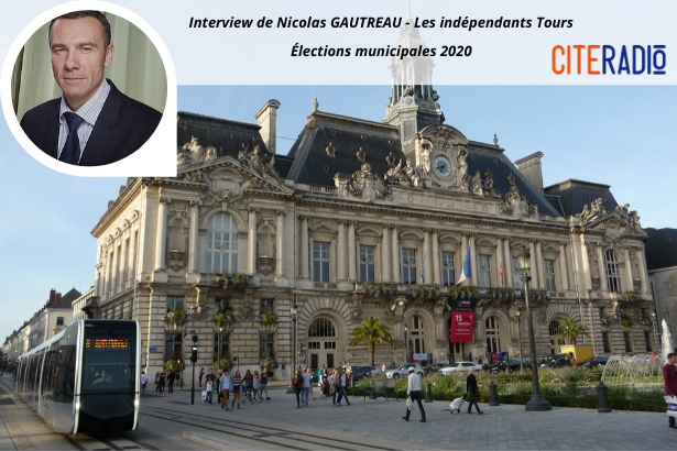 Nicolas Gautreau, Les Indépendants Tours 2020 - Élections Municipales de Tours 2020