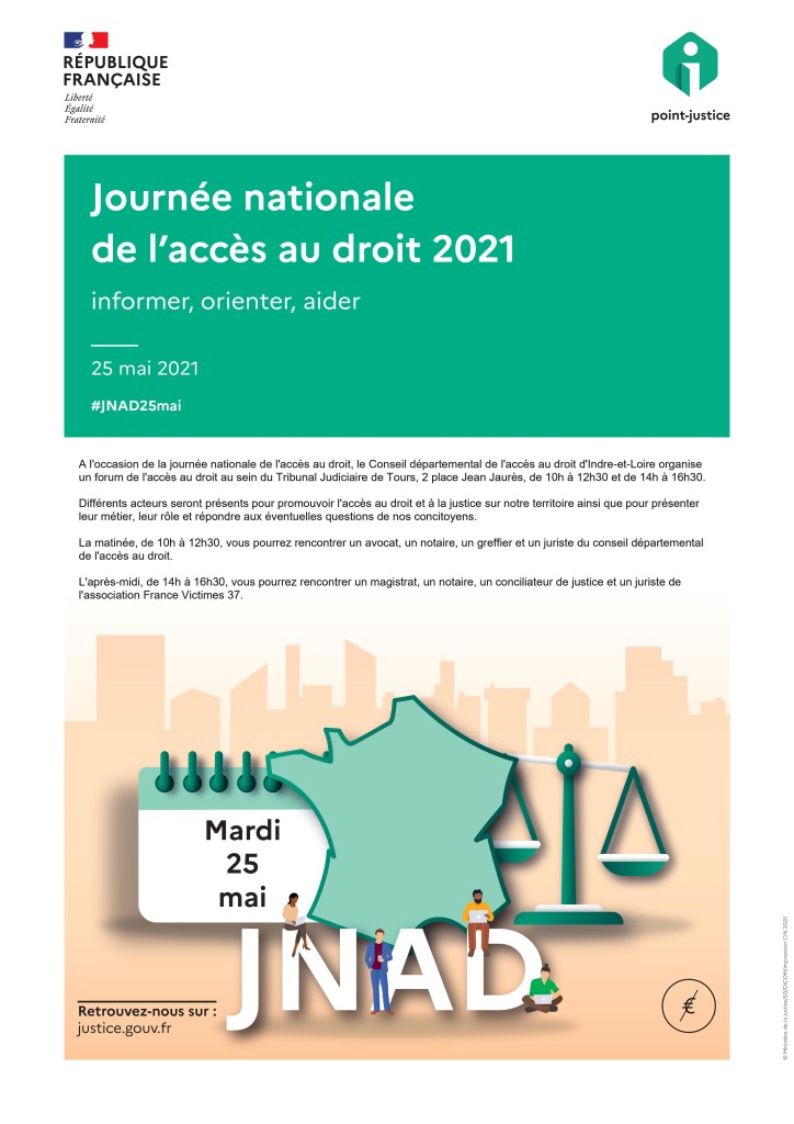 Affiche journée internationale de l'accès au droits