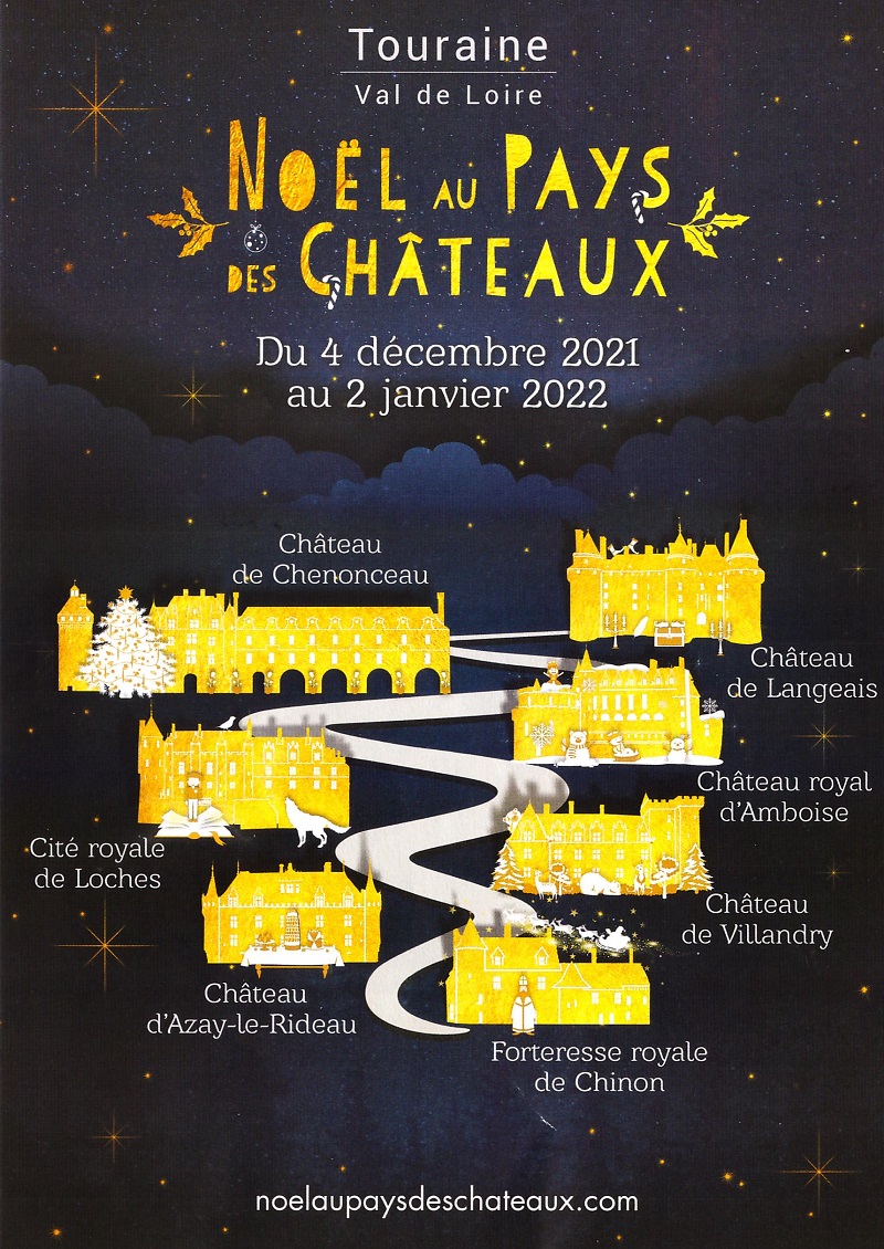 Affiche Noël au pays des Châteaux 2021
