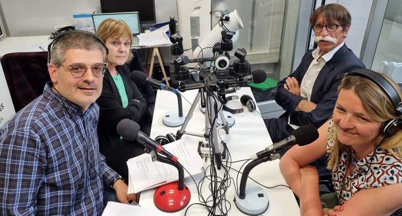 Le Grand Débat - Marie-Laure Augry Jérôme Bouvier et Clémence Dibout - Crédits photo : Arthur Leroux - 12 mai 2022