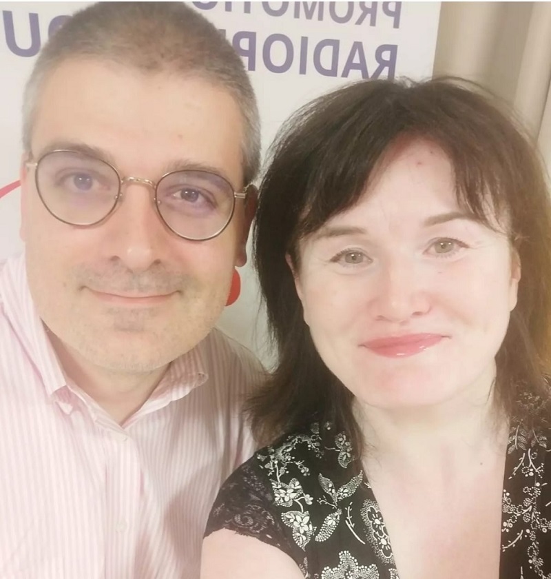 Photo avec Georgia Pouliquen - Studios de Citéradio - 20 juin 2022