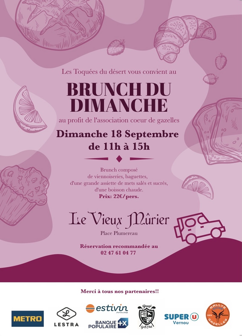 brunch du dimanche Rallye des gazelles