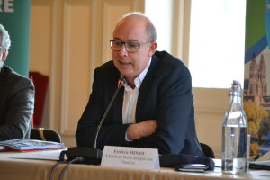 Frédéric Miniou a présenté le rapport d'orientations budgétaires pour l'année 2023 (Photo : CITERADIO) 
