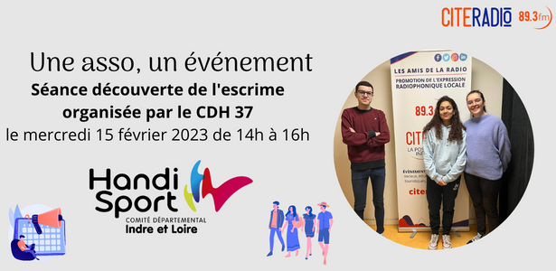 Slider site - Une asso un évènement 13/02/2023 - @CITERADIO