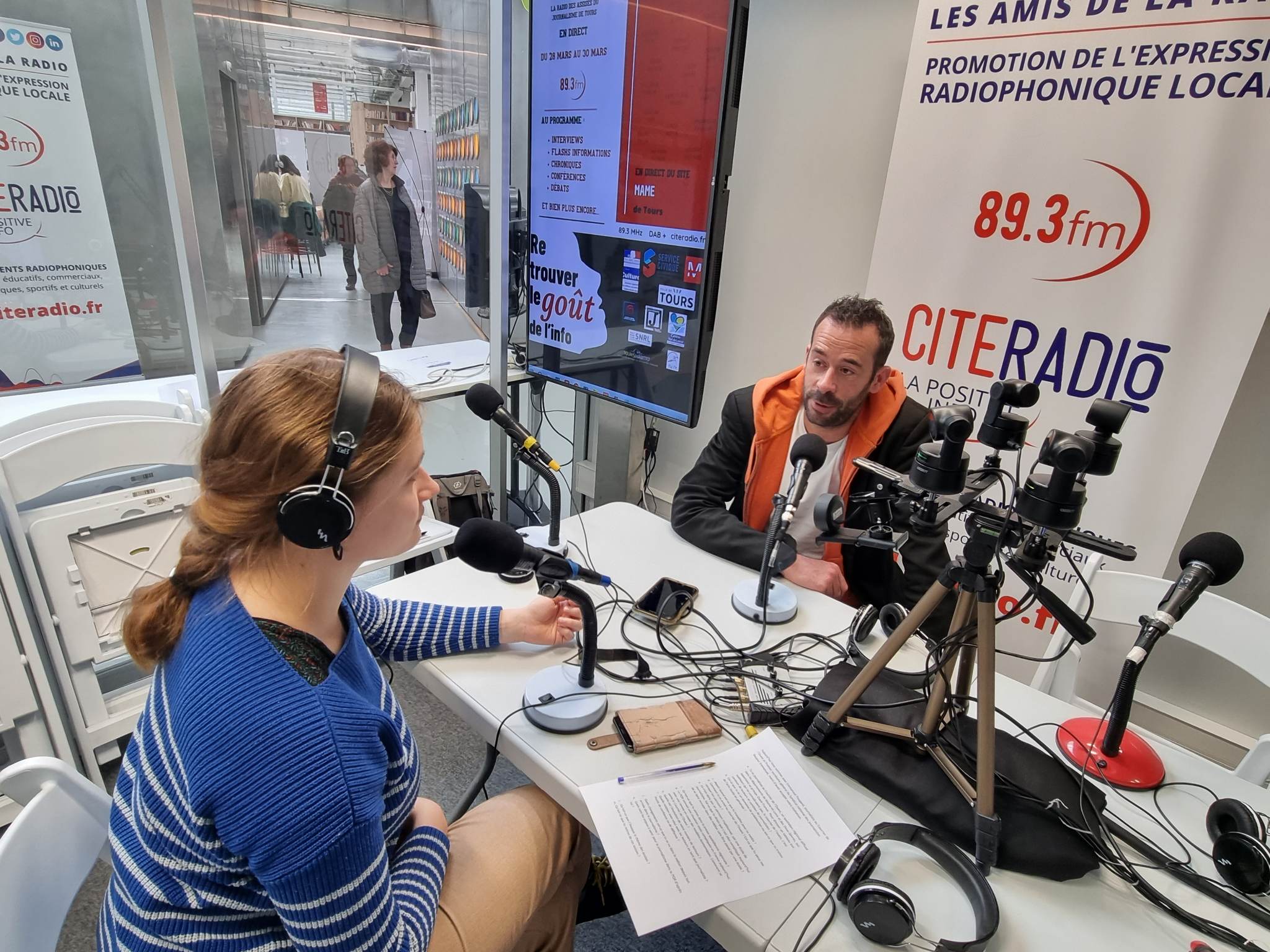 Emmanuel Poupard (Courrier de l'Ouest) - Assises du journalisme 2023 - 30/03/2023 - photo : Guillaume COLOMBAT