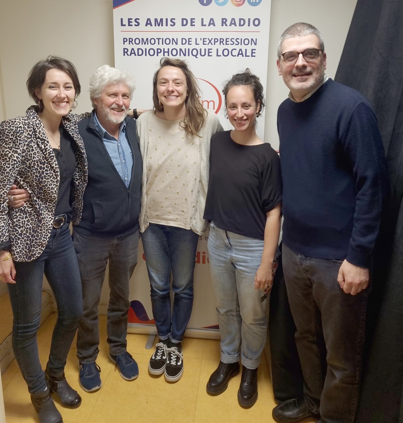 Léa Diraison, Patrick Prouin, Anaïs Andos et Marie Chapron - Association A Tes Souhaits - Studios de CITERADIO - Crédits photo : Arthur Leroux - 12 mai 2023