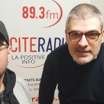 Photo avec Sya - Studios de CITERADIO - Crédits photo : Sya - 12 mai 2023