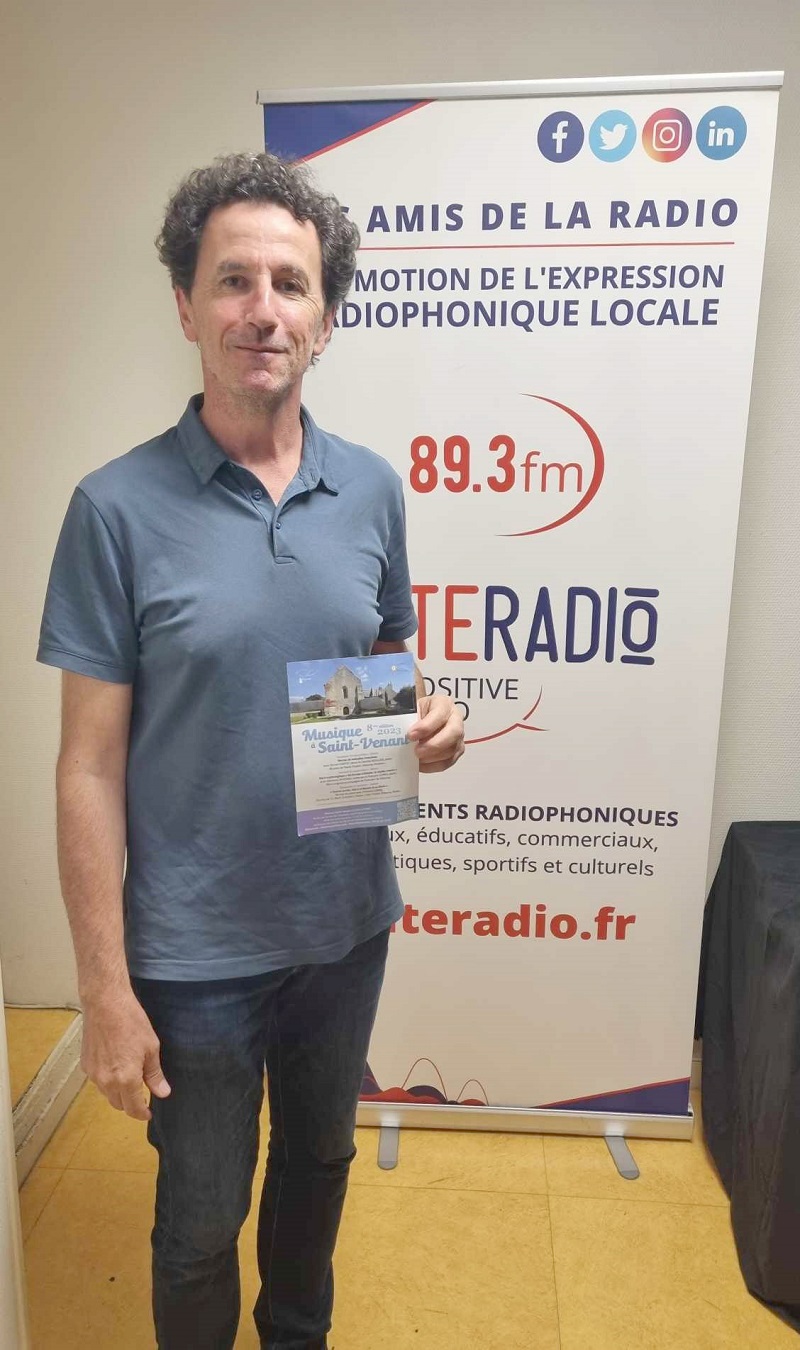François Cornu - Studios de CITERADIO - Crédits photo : Guillaume Colombat - 28 septembre 2023