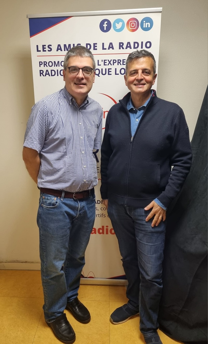 Alessandro di Profio - Studios de CITERADIO - Crédits photo : Guillaume Colombat - 2 octobre 2023 