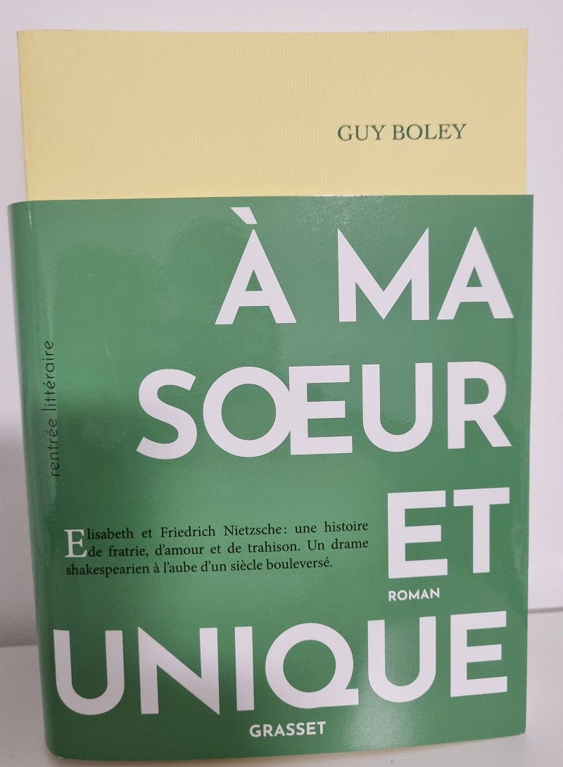 Guy Boley - "A ma sœur et unique" - Éditions Grasset - Crédits photo : Guillaume Colombat - 28 octobre 2023