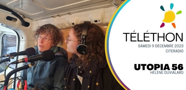 Hélène Duvialard, chroniqueuse CITERADIO et membre Utopia 56