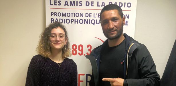 Hadj Mekedem (à droite) et Soline Desnot (à gauche) - crédits photo : Guillaume Colombat