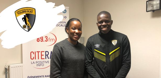Elite Akono, trésorière adjointe de l’AS Tours Sud, et Adama Ndiaye, secrétaire adjoint - crédits photo : Soline Desnot