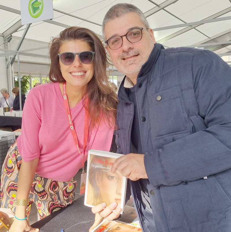 Photo avec Clélia Renucci - Salon du Livre du Mans - Crédits photo : Guillaume Colombat - 7 octobre 2023