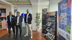 Frédéric NESTI, Stéphane POUESSEL et Baptiste MASSELIN (crédit-photo Ligaya MORLAND)