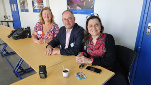 Isabelle DAVID, Thierry CARTERON et Sophie LATOUR (crédit-photo Ligaya MORLAND)