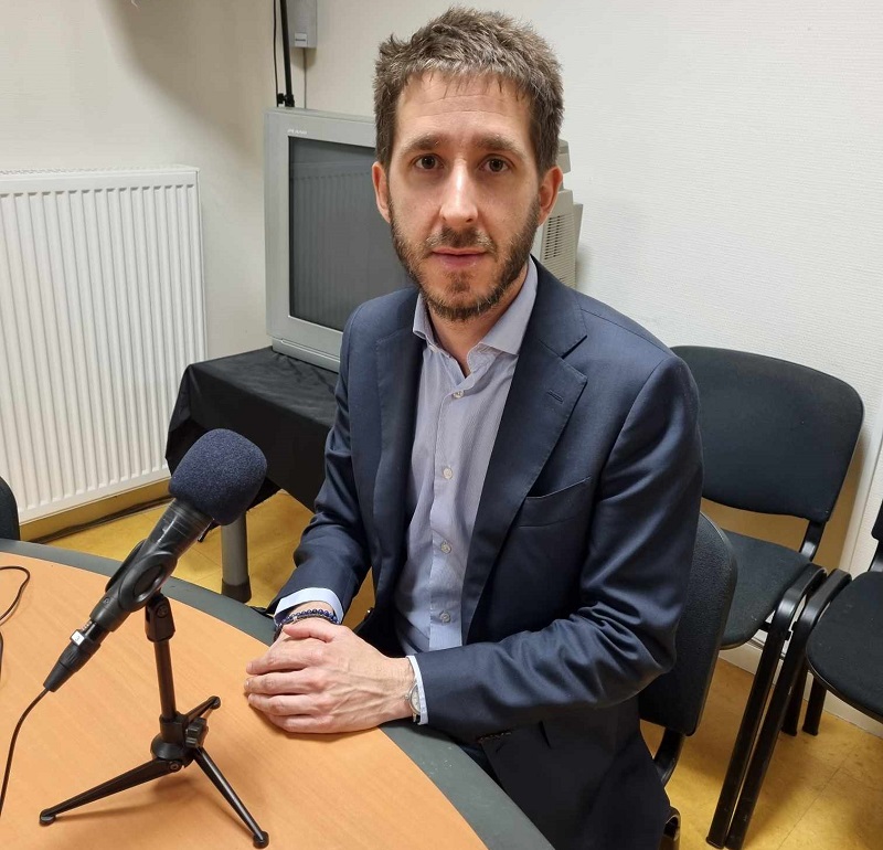 Franck Gagnaire - Studios de CITERADIO - Crédits photo : Guillaume Colombat - 11 juin 2024
