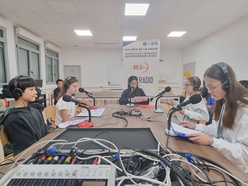 Plateau radio Projet Ecosse - Collège Jules Romains - Saint-Avertin - 18 juin 2024