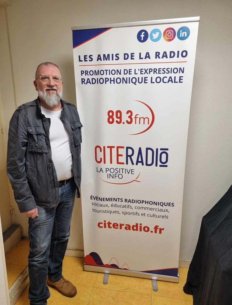 Richard Mazoué - Studios de CITERADIO - Crédits photo : Guillaume Colombat - 4 juin 2024