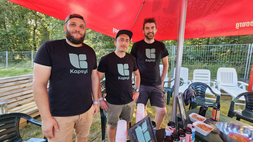 Les 3 fondateurs de KAPSYL (crédit-photo Ligaya MORLAND)