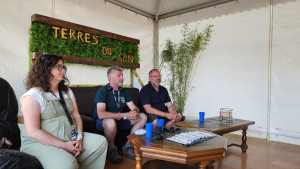 Pauline Ruby-Rinquin, Franck Fumoleau, Arnaud Guédet (crédit-photo Ligaya MORLAND)