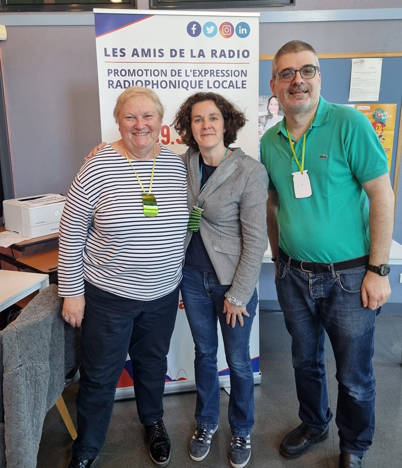 Rachel Chesneau (Librairie Libr'enfant) et Marithé Clair - Crédits photo : Guillaume Colombat - 13 avril 2024
