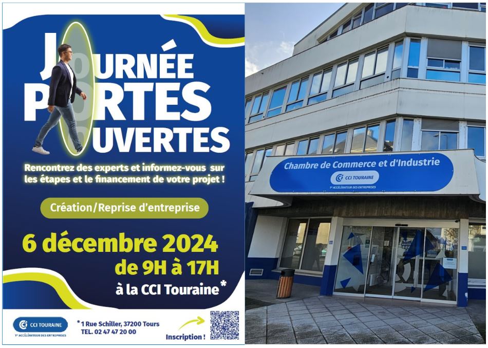 [CITERADIO] LES RV DE LIGAYA | Le 6 décembre, la CCI Touraine ouvre grand ses portes aux porteurs de projets, créateurs et repreneurs d’entreprise !