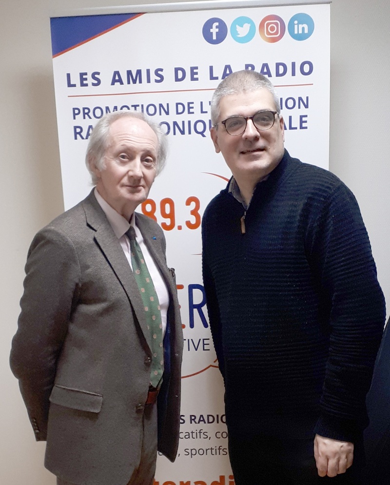 Photo avec Jean-Louis Von Hauck - Studios de CITERADIO - 12 novembre 2024