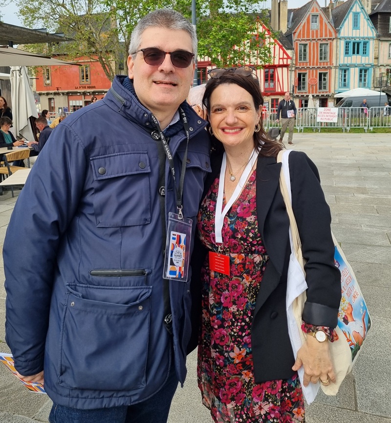 Photo avec Raphaëlle Giordano - Salon du Livre de Vannes - Crédits photo : Guillaume Colombat - 25 mai 2024