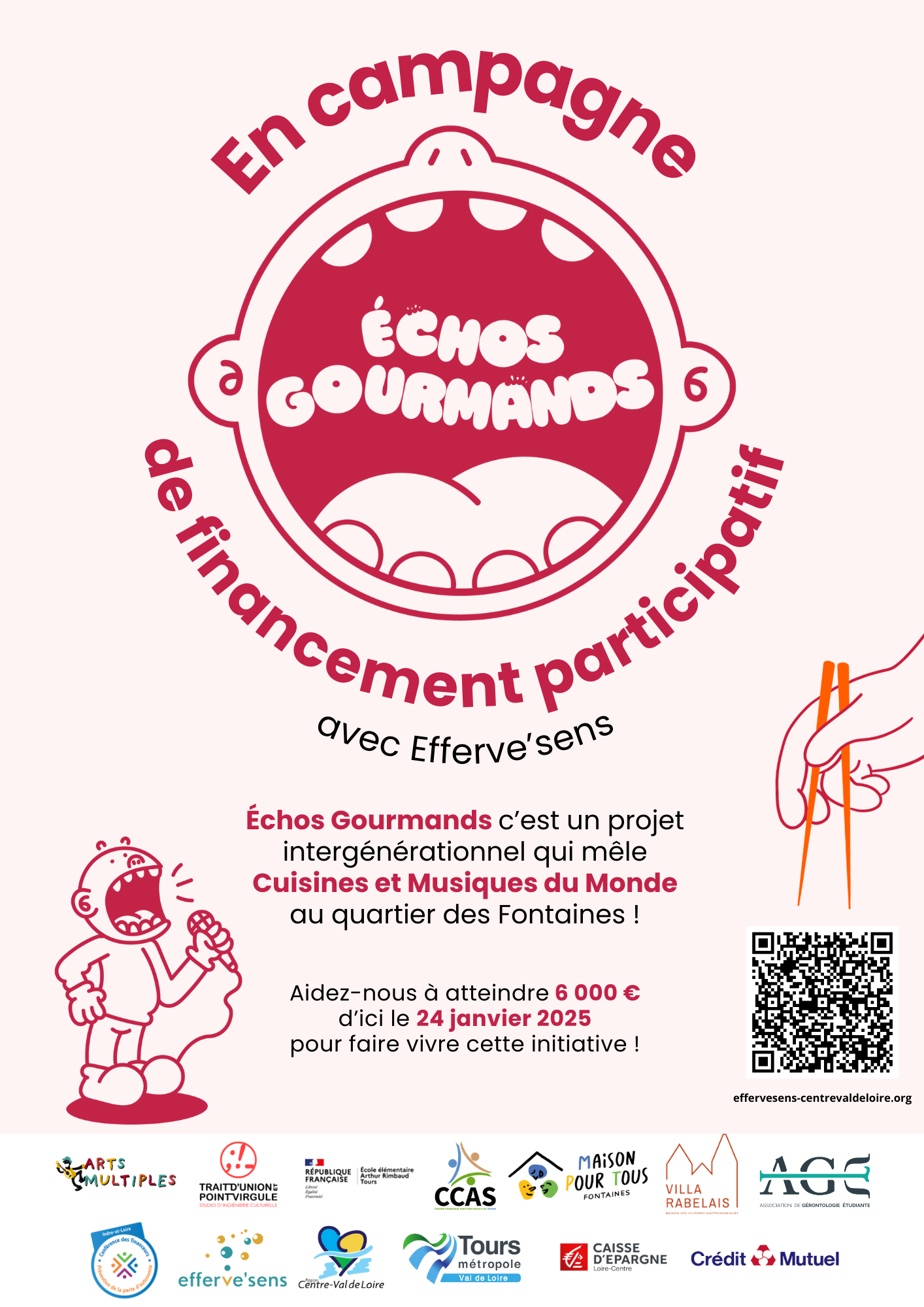affiche A3 - Echos gourmands