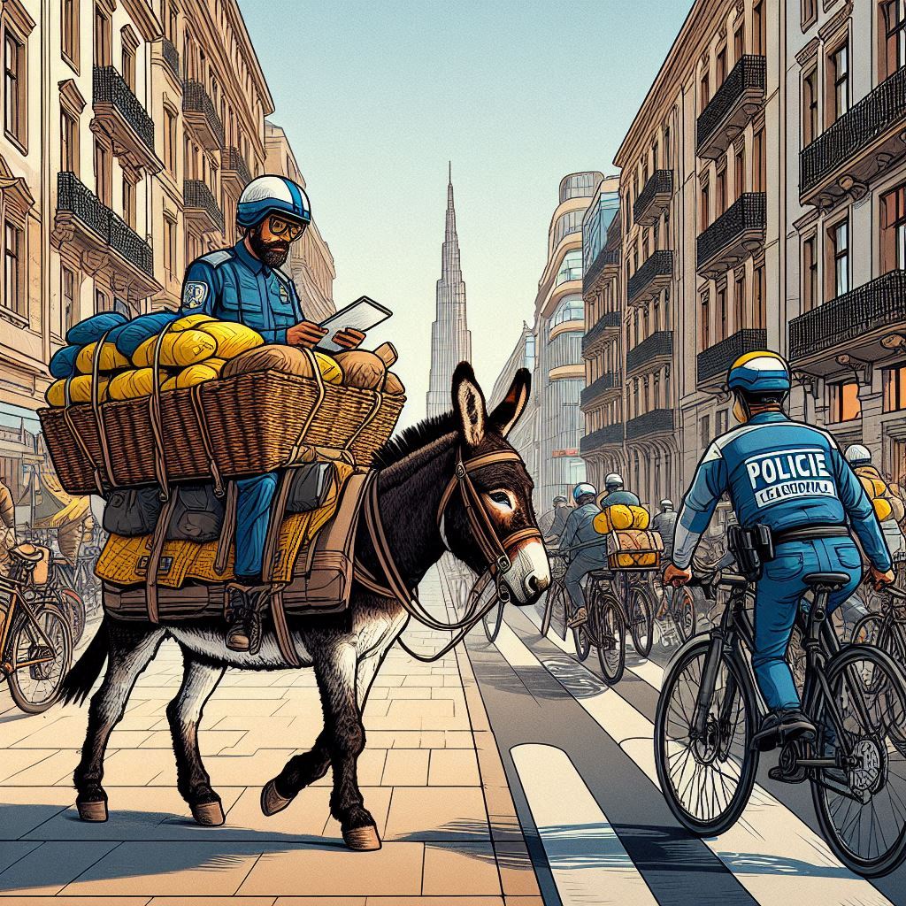 l'âne urbain