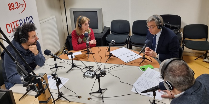 Emissiion A Votre Tour(s) avec Daniel Labaronne - Studios de CITERADIO - Crédits photo : Guillaume Colombat - 28 mars 2025