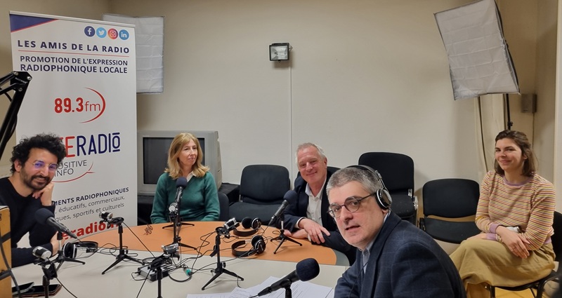 Photo avec Mohamed Alaoui, Véronique Moisson et Charles Fournier - Crédits photo : Guillaume Colombat - 21 mars 2025