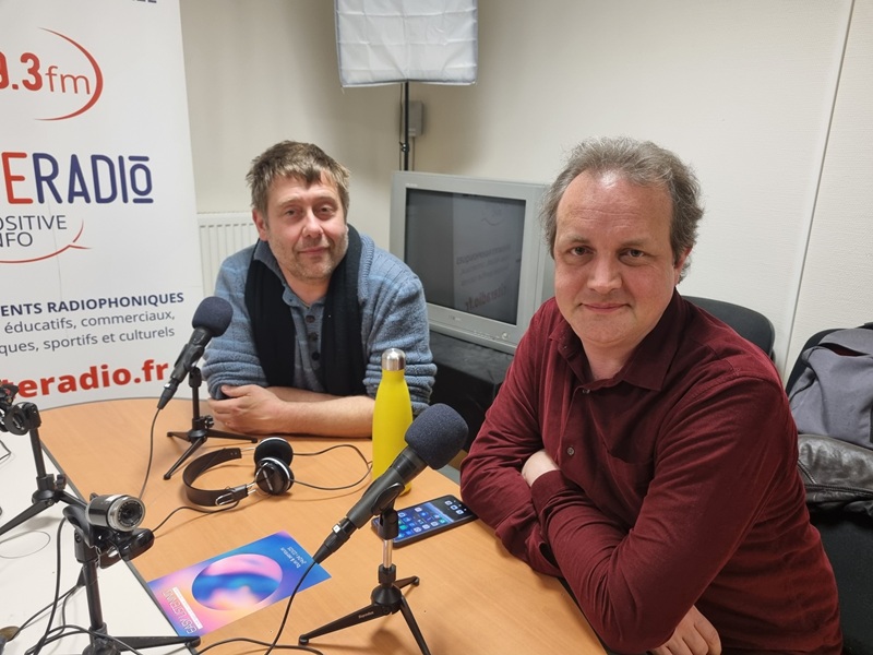 Jean-Baptiste Apéré et Pierre Malle - Ensemble Ptyx - Studios de CITERADIO - Crédits photo : Guillaume Colombat - 23 avril 2025