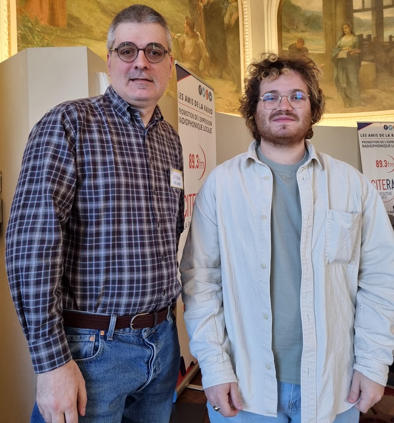 Guillaume Colombat et Maxence Brand - Forum jobs d'été du BIJ37 - Hôtel de ville de Tours - Crédits photo : Guillaume Colombat - 2 avril 2025