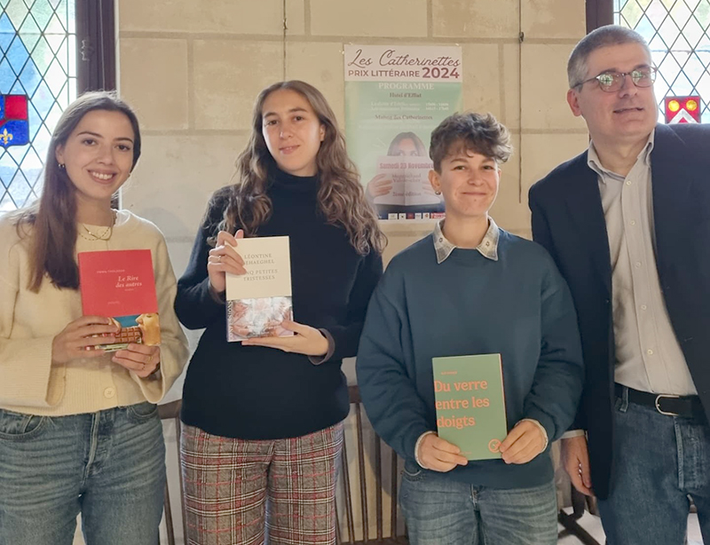Photo des autrices du Prix des Catherinettes 2024 - Crédits photo : Guillaume Colombat - 23 novembre 2024