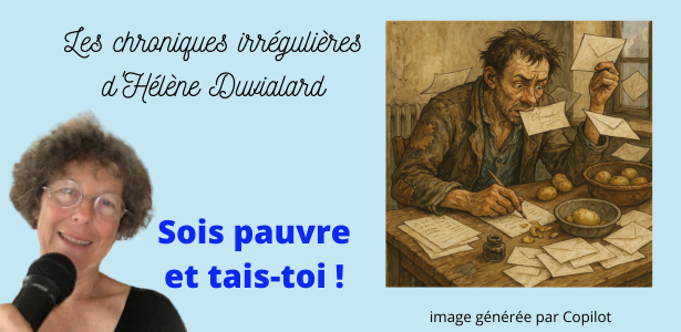 chroniques irrégulières slide sois pauvre