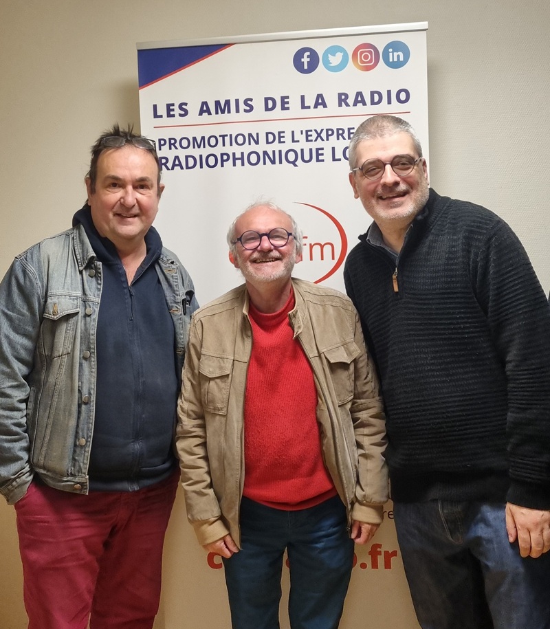 Vincent Debats et Dominique Richard - Studios de CITERADIO - Crédits photo : Guillaume Colombat - 9 mai 2025