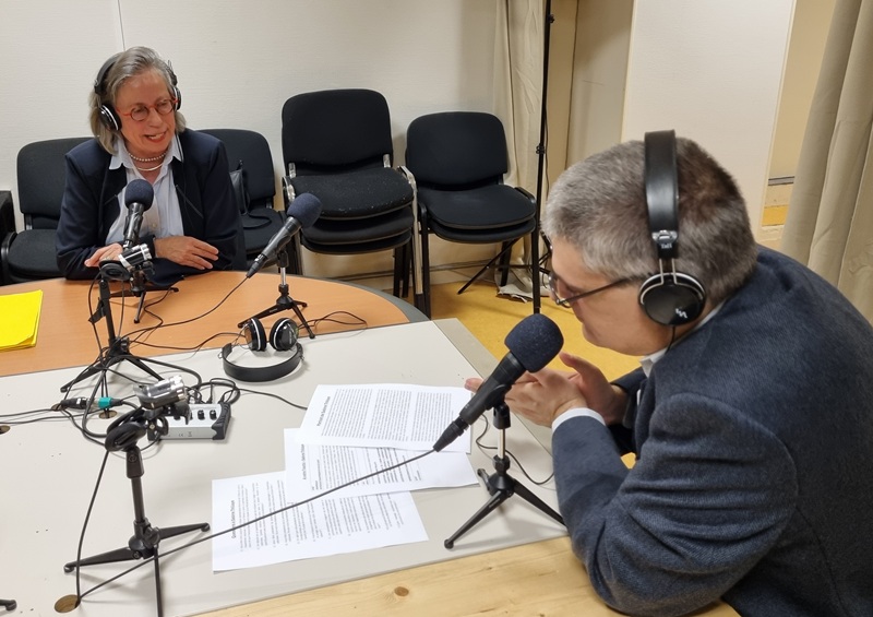 Sabine Thillaye en interview - Crédits photo : Guillaume Colombat - 25 avril 2025