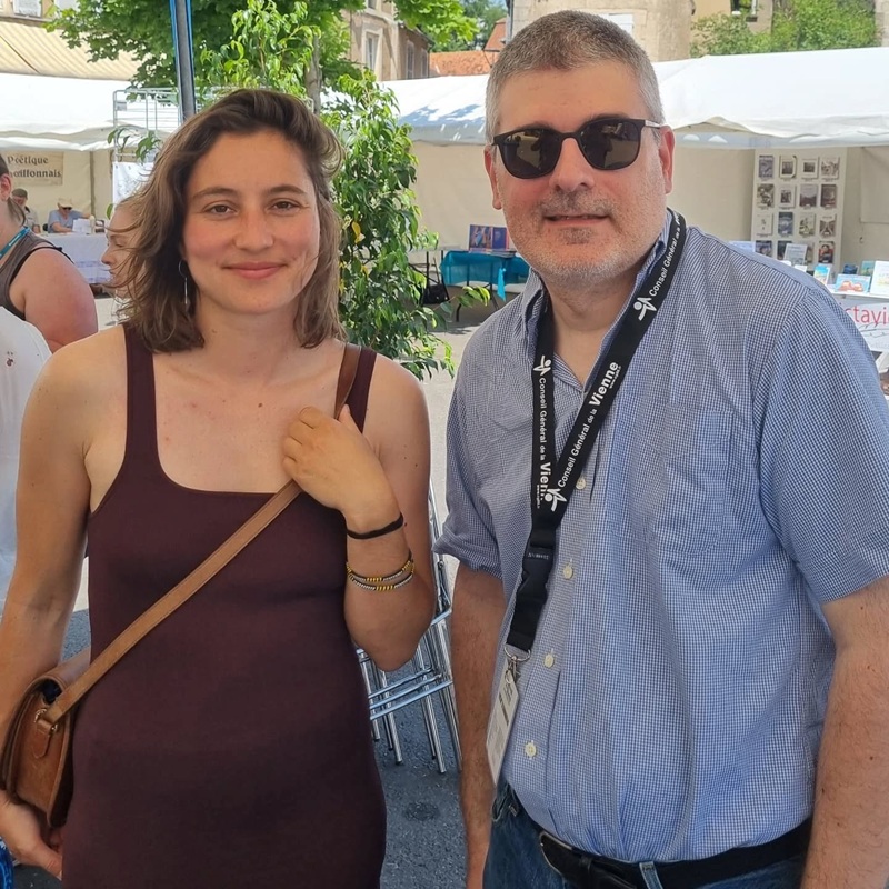 Adèle Yon - Prix Régine Deforges 2025 - Festival du Livre de Montmorillon - Crédits photo : Guillaume Colombat - 21 juin 2025