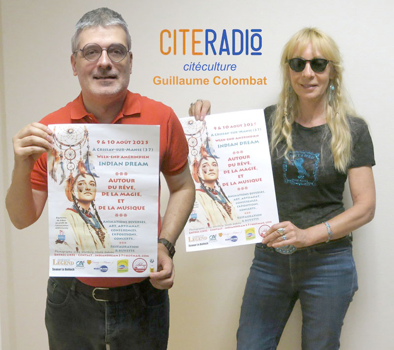 Guillaume Colombat et Martine Roulet - Studios de CITERADIO - Crédits photo : Guillaume Colombat et Martine Roulet - 28 juillet 2025