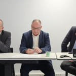 De g. à d. Eric BEGHINI, Olivier JOUBERT et Philippe ROUSSY (crédit-photo Ligaya MORLAND)