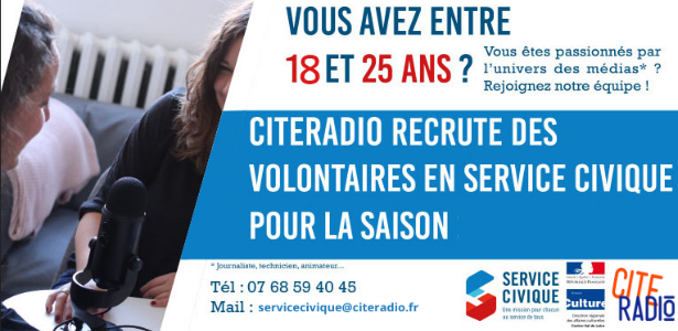 Slide Service civique recrutement 2025