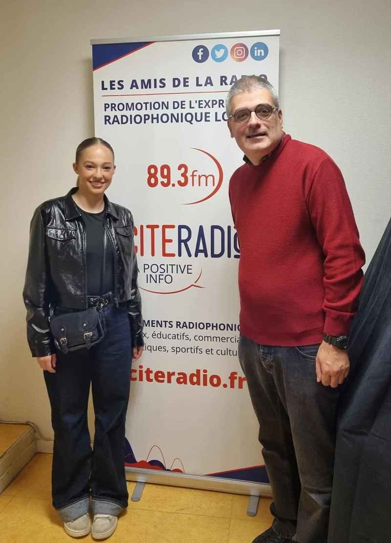 Lilou - Studios de CITERADIO - Crédits photo : Guillaume Colombat - 4 septembre 2025