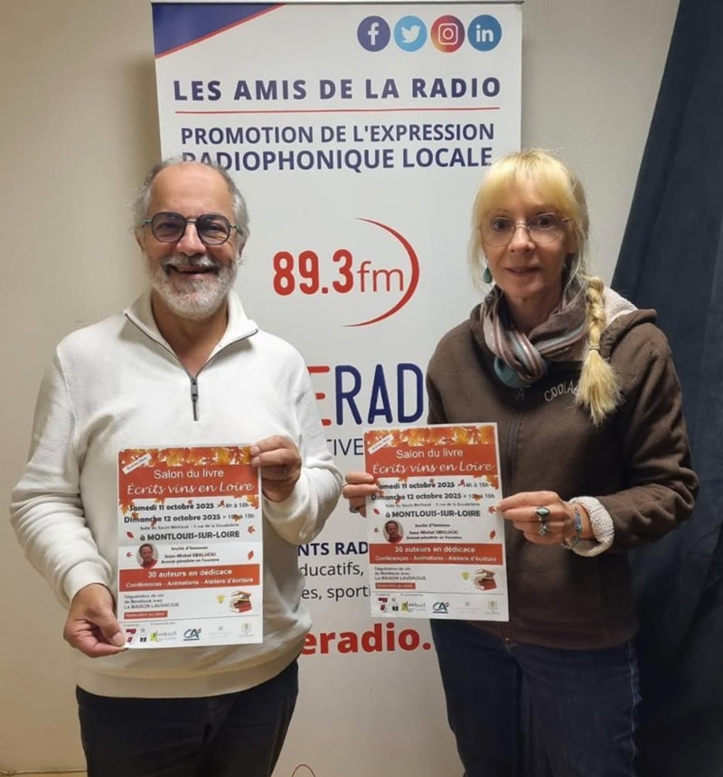 Philippe Ouzounian et Martine Roulet - Studios de CITERADIO - Crédits photo : Guillaume Colombat - 24 septembre 2025