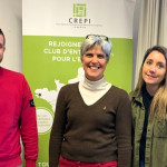 De g. à d. Bastien LEGEAY, Blandine CHANCERELLE, Aline COMTE (crédit-photo B.C.)