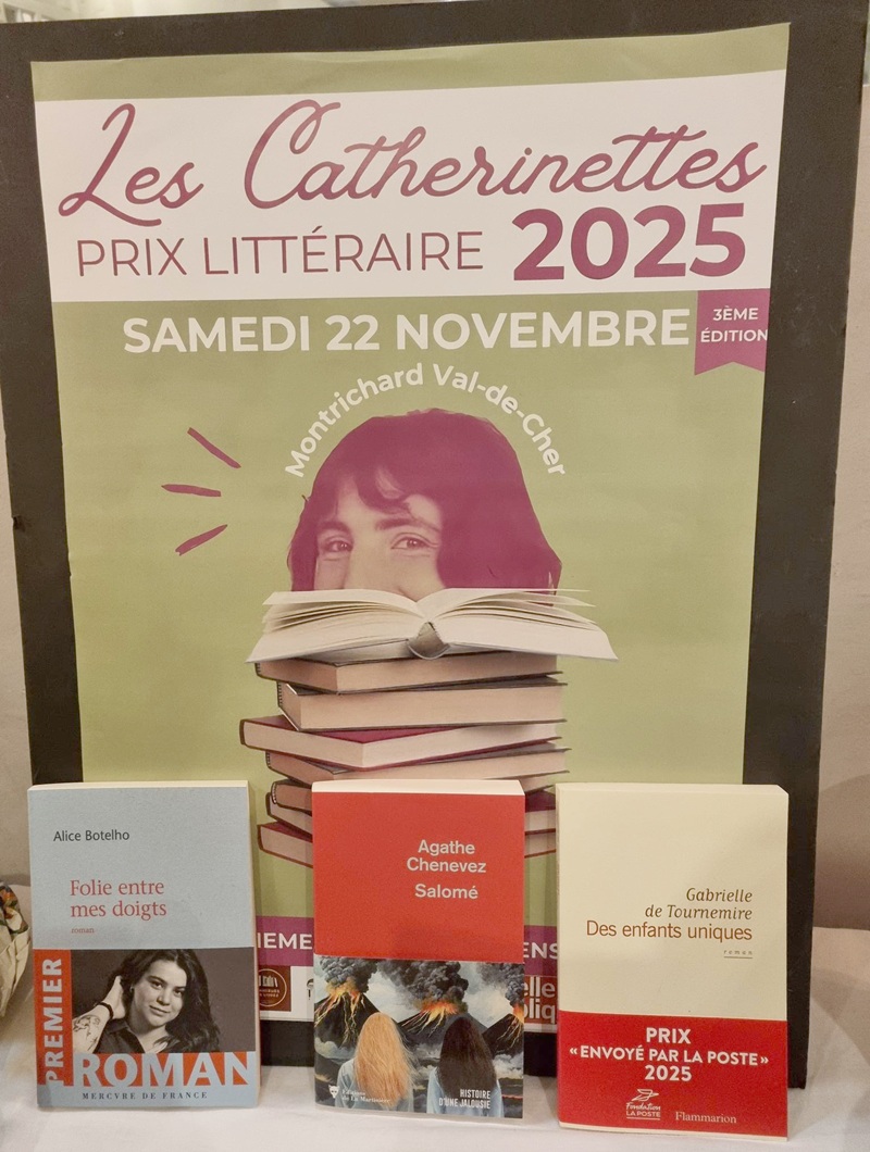 Livres du Prix des Catherinettes 2025 - Crédits photo : Guillaume Colombat - 22 novembre 2025